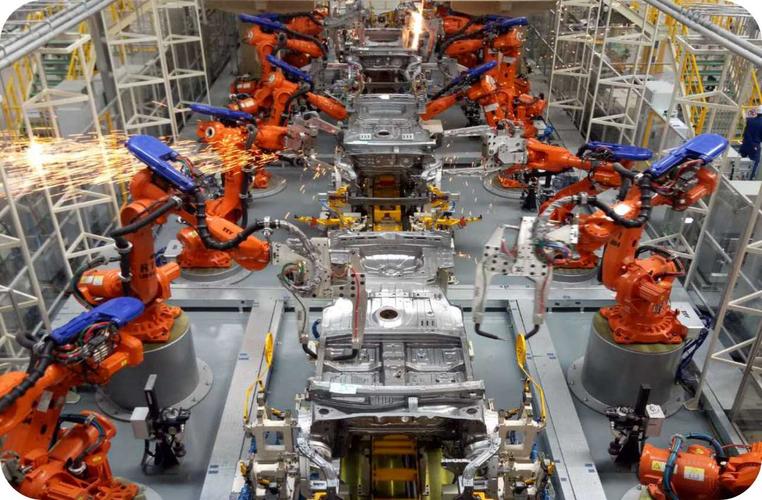 焊装车间配备全球领先的机器人及机器视觉ai技术